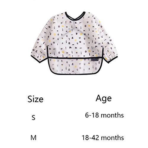 Wuderland Baby slabbetjes Jongens Meisjes Infant Tops kleding waterdicht lange Waterdicht Ontwerp Cartoon met lange… - Image 8