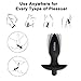 Vibrating Anal Butt Plug Anal Trainer Kit Male Prostate Massagers Anus Play Fetish Stimulation Pleasure Adult Sex Toy Things for Women Men Couples buttplug Fantasy Restraints Bondage