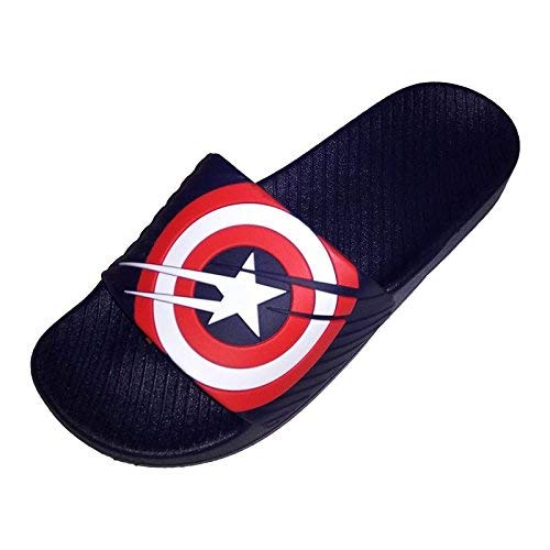 captain america slippers mens