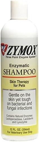 Pet Enzymatic Natural Shampoo with bio-active enzymes for Dry, Itchy Skin, Provides a protective antibacterial coating in the fur and skin, 12 fl oz