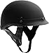 Fuel Helmets SH-HHFL67 HH Series Half Helmet, Flat Black, X-Large