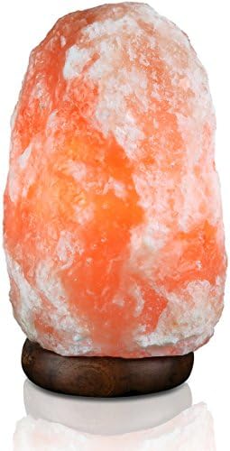 Himalayan Secrets Crystal Salt Lamp Natural - Premium Quality - UL Listed Dimmer Cord (9-12 LB)