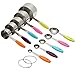 ANPHSIN 10 Pieces Stainless Steel Measuring Cups and Spoons Set with Silicone Handle Grip Perfect for Baking Accessories