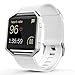 Fitbit Blaze Accessories Classic Band Large, UMTele Soft Silicone Replacement Sport Strap Band with Quick Release Pins for Fitbit Blaze Smart Fitness Watch White, Frame Not Included (6.7