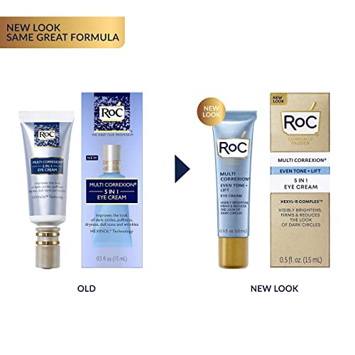 RoC Multi Correxion 5 in 1 AntiAging Eye Cream for Puffiness, Under