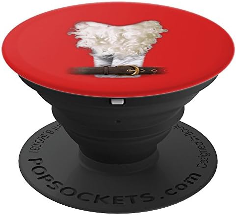 Ladies Men Funny Santa Claus Costume PopSockets Grip - PopSockets Grip and Stand for Phones and Tablets