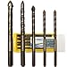 5 Piece Concrete Drill Bit Set, German Material Carbide Tip Masonry Drill Bits for Concrete/Ceramic Tile/Brick/Porcelain Wall/Plastic/Wood/Glass, Bit Tool by EANINNO, 6 6 8 10 12 mm primary