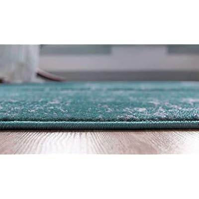 Unique Loom Sofia Collection Area Rug - Casino (9' x 12' 2", Turquoise/ Ivory) 41IXnHdjwHL