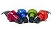 MSC Joie Expanding Bottle Stopper, Pack of 3, Red and Burgundy, Rubber, Cylindrical