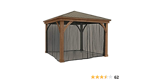 Gazebo Mosquito Mesh Kit for 12x14 Wood 