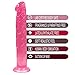 Qwndy 13inch Soft Crystal Penî’s Waterproof Relax Body Jelly Massager Wand (Color : Pink)thumb 4