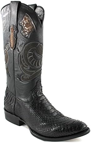 Cuadra Python Leather Cowboy Boots for Men