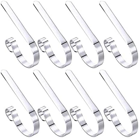 YuanSu Anhänger 8pcs Weihnachtsstrumpf Halter Haken Kaminsims Aufhänger