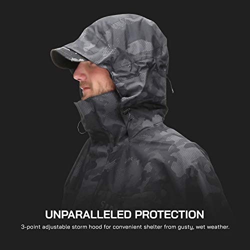 Simms Mens Challenger Waterproof Fishing Rain Coat Black XLarge Pricepulse