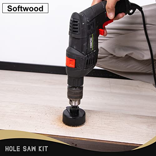 JOHOUSE Hole Saw Kit, 24PCS Hole Saw Set 3/4\