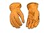 Kinco Buffalo Leather Working Gloves for Men, 2-PACK - Tough & Durable Gloves - Buffalo Skin Lasts Longer - GLOVES for WORK! (Large)