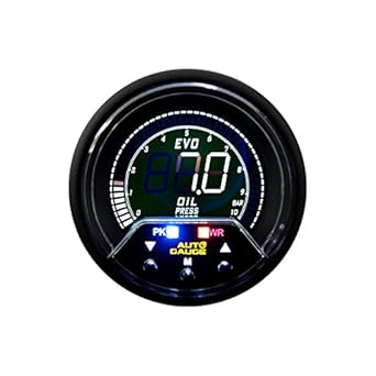 Amazon Co Jp オートゲージ 油圧計 60mm 追加メーター 日本製モーター 4色バックライト 456シリーズ 産業 研究開発用品