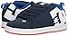 DC Men's Court Graffik Skate Shoe, Navy/Royal, 7 Medium US