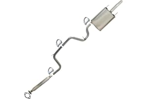 Northeastern Exhaust | Stainless Steel Resonator Pipe, Intermediate Pipe, Muffler Exhaust System Kit Compatible for Chevrolet Impala 2000-2005 3.4L | Free Gasket and Clamps Included