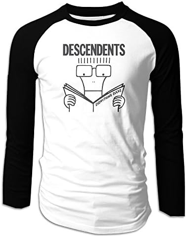 Descendents Everything Sucks Slim Fit Mens Plain Raglan T Shirt Long Sleeve Casual