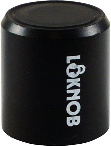Knob - Loknob Tour Caps, Large Series, 3/4" Outer Diameter, Color: Silver