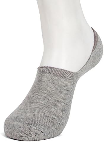 Women's No Show Low Cut Casual Athletic Cushioned Socks v4.0 (3 pairs) (Medium, Heather Gray)