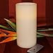 FLAMELESS PILLAR CANDLE WITH REMOTE Control by LED Lytes, Single Tall Battery Candle, 4x 8