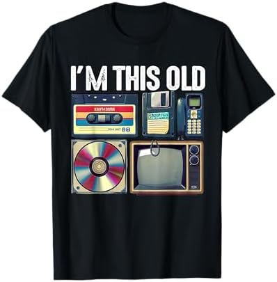Amazon.com: I'm This Old Technology Vintage 90s Tech Gadgets T