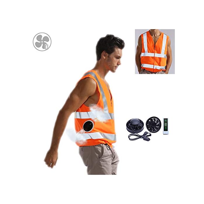 Buy TBDLG Workwear Reflective Vest, Fan 