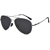 HUIHUIKK Polarizing Distance Sunglasses Tinted Gray Men Women Nearsighted Myopia Glasses These Are Not Reading Glasses