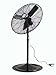 Air King 9130 30-Inch 1/4-Horsepower Industrial Grade Pedestal Fan with 7,400-CFM, Black Finish