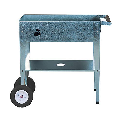 Herstera 08933801 Bancal con Ruedas de Poliuretano, galva niziert ...