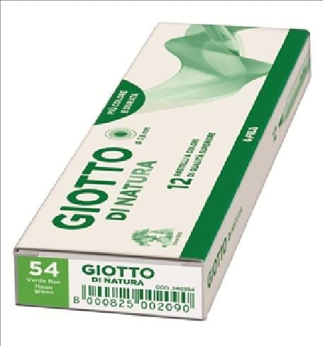 Giotto di Natura Neon Green Pastels (12 Units)