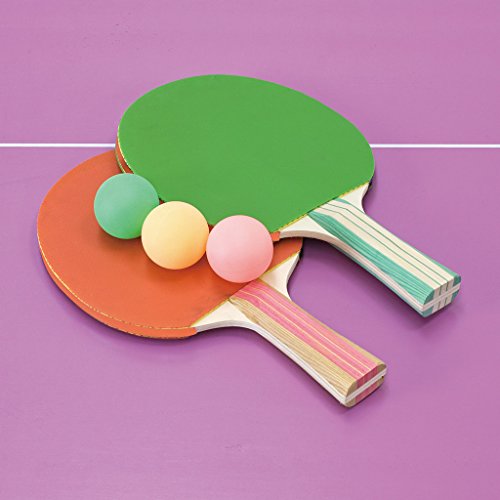 Time Concept Vacances Portable Table Tennis Set - Collapsible Board, 2 Paddles, 3 Ping Pong Balls - Outdoor Game Set - Thumbnail 6