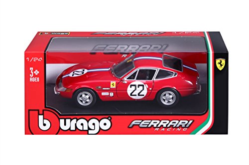 MayCheong Group Burago 1: 24 Scale 18-26303 – Ferrari 365 GTB4 Competizione # 22 1 A Serie