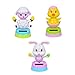 2016 Solar Powered Dancing Easter Bunny, Lamb, and Chick - 3 Piece Set …