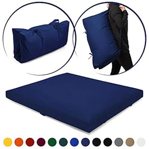 Present Mind Meditation Mat Zabuton – Meditation Cushion Underlayer – Foldable