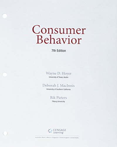 Consumer Behavior (Looseleaf) W/Mindtap