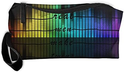 HSs4AD Real Men Make Twins New Cosmetic Travel Toiletry Makeup Bag Portable Pouch Hanging Organizer Bag