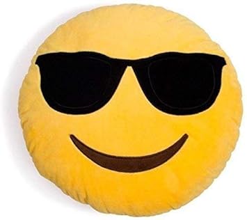 Punyah Creations Smiley Thick Plush Pillow Round Cushion Pillow Stuffed /Gift for Kids