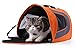 Bonve Pet Dog Carrier Soft Sided Pet Travel Carriers Portable Bags for Dogs, Cats and Small Pets, Airline-Approved, Black