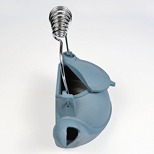 Condar's Aluminum Humidifier Steamer (HK-BL) is crafted from recycled Cast Aluminum in a family owned foundry, right here in the USA. GLACIER BLUE FINISH WITH CHROME HANDLE