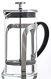 French Coffee Press & Tea Maker 8 cup - Heat Resistant Borosilicate Glass Carafe - with Triple Filters - 34 Oz