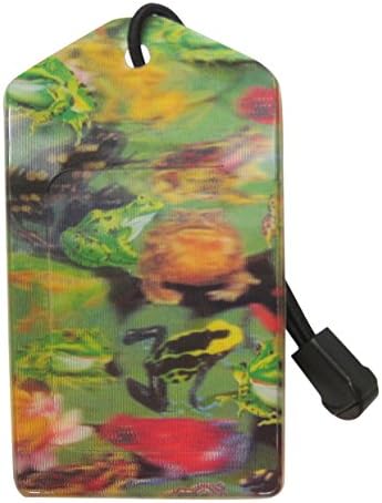 The Best Luggage Tag 3D Frogs