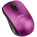 AmazonBasics Wireless Mouse with Nano Receiver - Purple