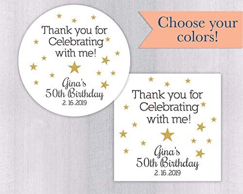 thank you for celebrating my birthday stickers