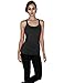 Yoga Reflex Women's Basic Racerback Low Support Sports Tank Tops Built in Bra