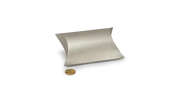 Amazon Com Silver Bulk Pillow Boxes Quantity 200 Width 1 1 2