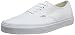 Vans Unisex Authentic Solid Canvas Skateboard Sneakers (10 D(M) US, True White)