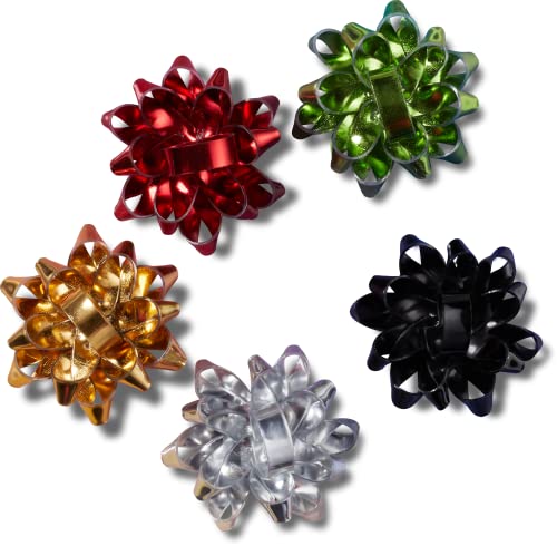 Crocs 5-Pack Shoe Charms | Jibbitz, Holiday Bows, One Size